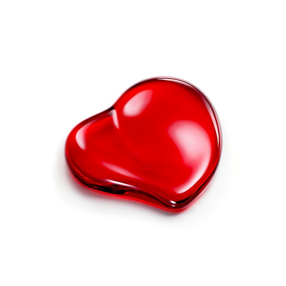 Tiffany & Co. Elsa Peretti red heart paperweight NIB